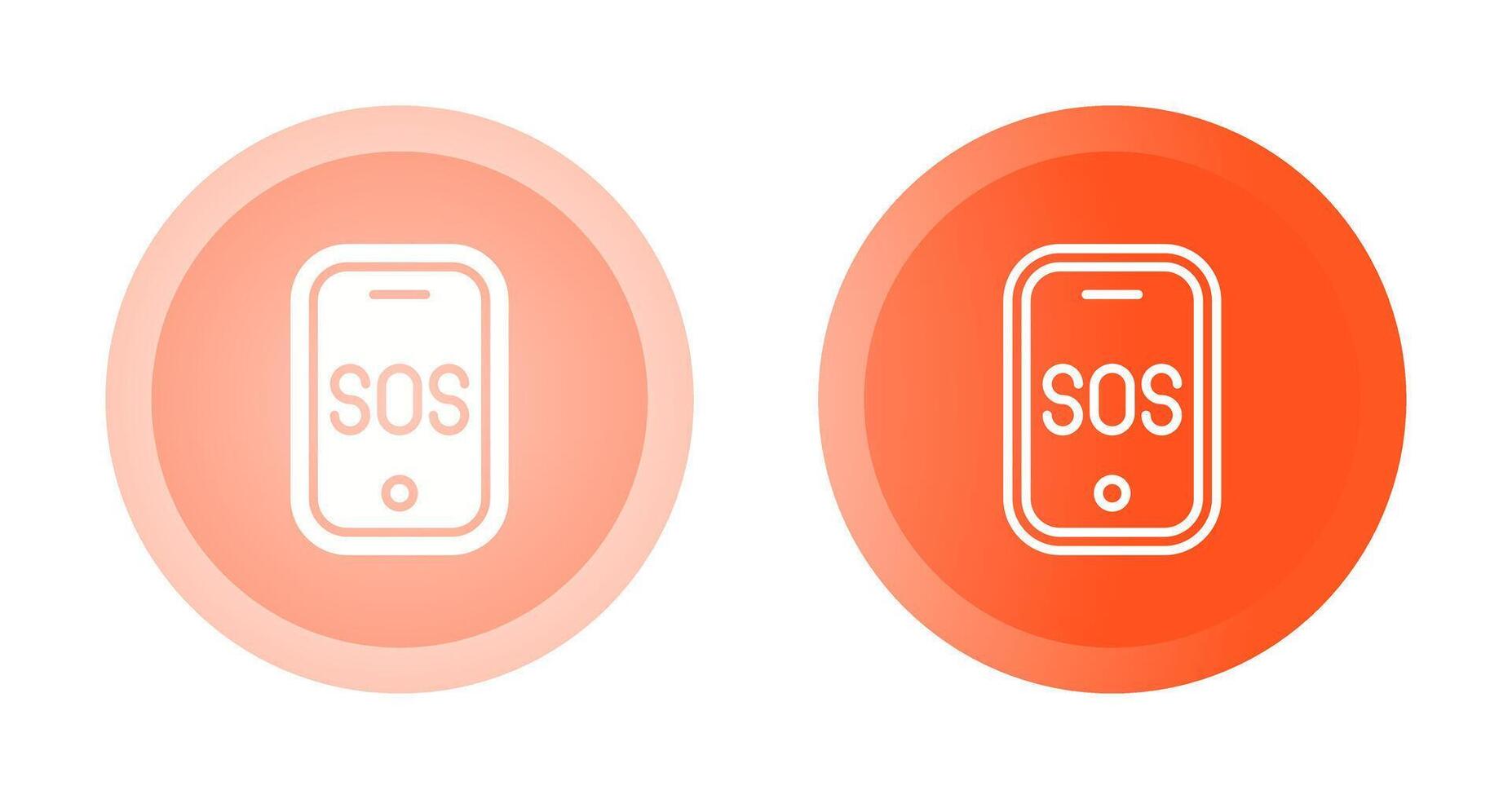 Emergency phone Vector Icon