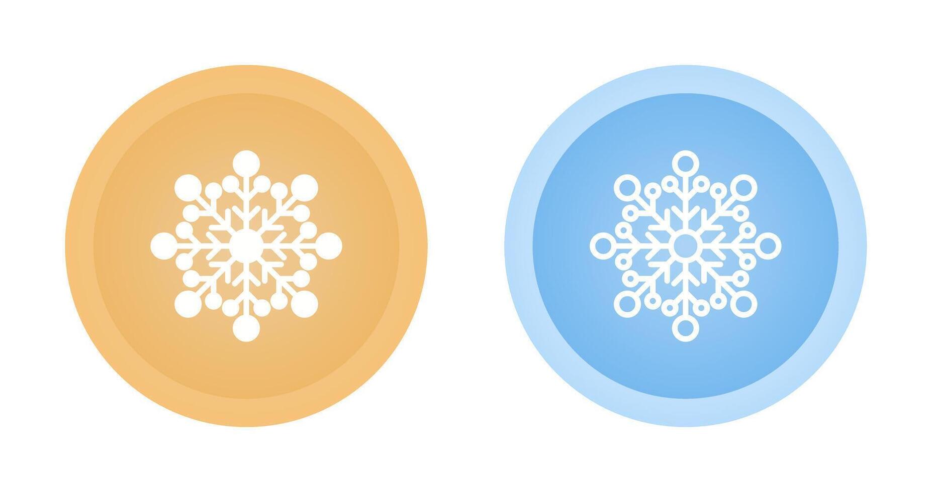 nieve vector icono