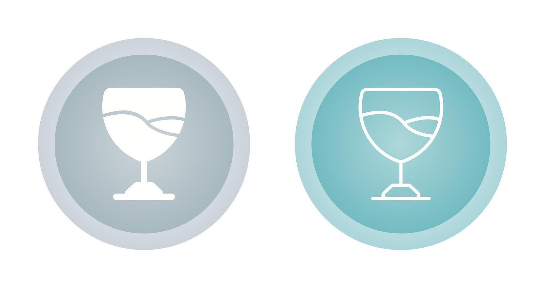 icono de vector de copa de vino