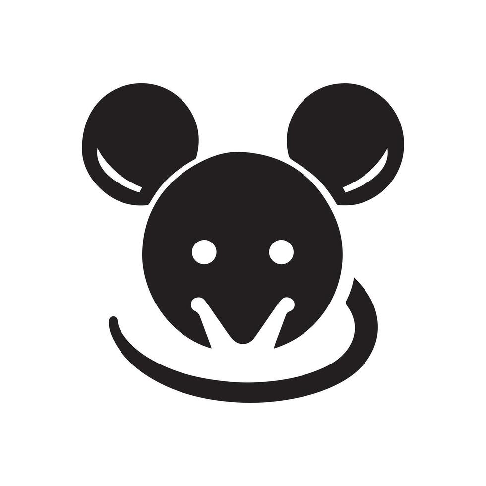 Rat icon art vector illustration