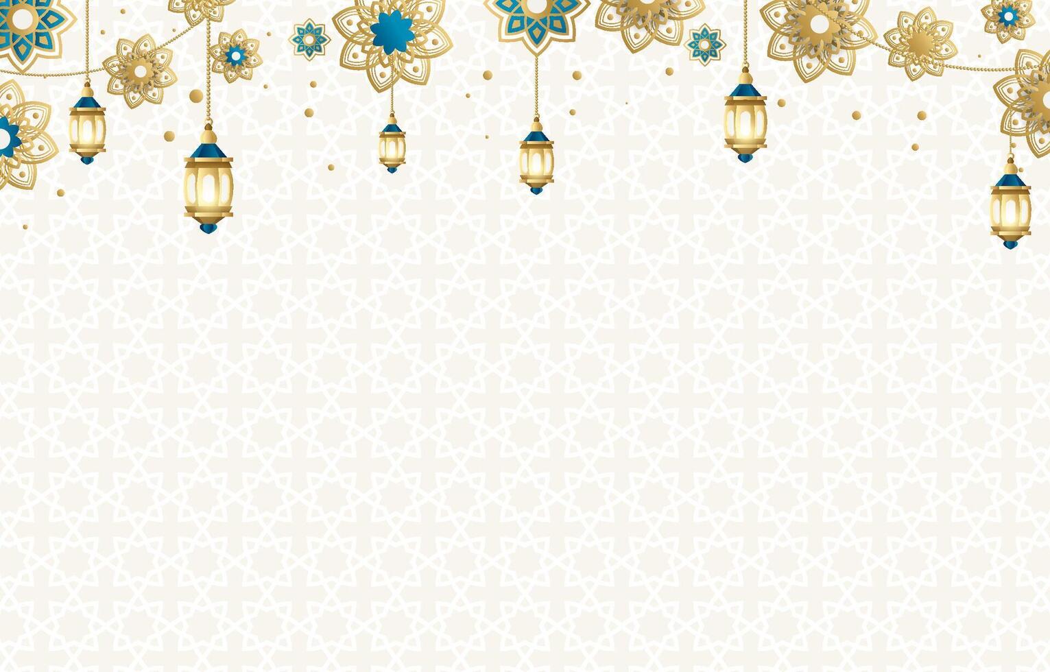 islamic celebration vertical background vector