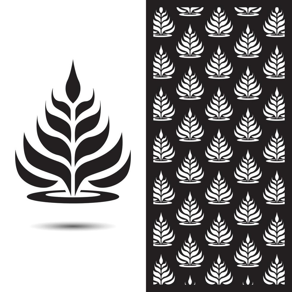 Natural style artistic logo design. Leaf logo. Company logo. University logo. Abstract leaf pattern vector