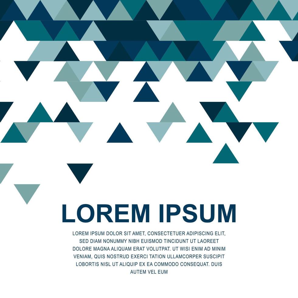 Abstract geometric triangle pattern blank background vector