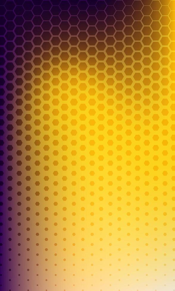 Hexagonal pattern gradient background. Honeycomb pattern wallpaper vector