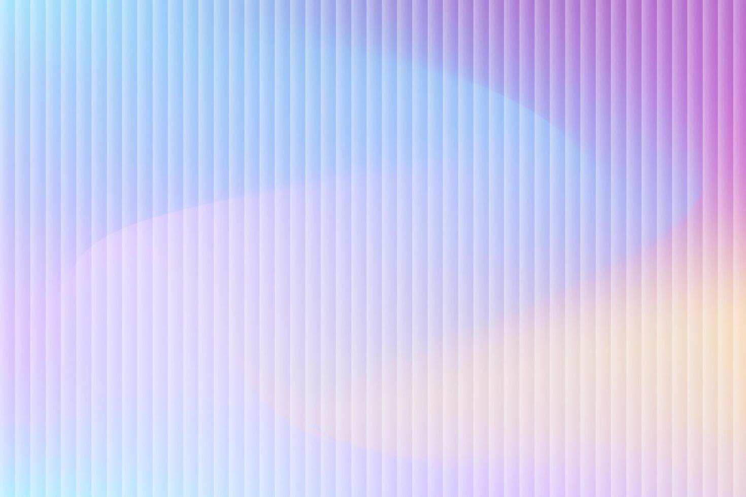 Vector Abstract wave glass vertical line pattern background. Texture of wavy glass, gradient background. Blurry bright backdrop for banner.