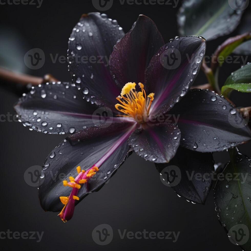 AI generated Exotic Flower C photo