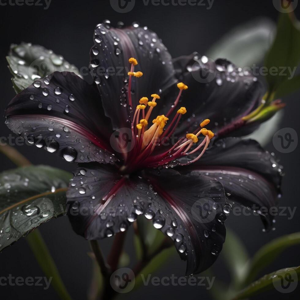 AI generated Exotic Flower C photo