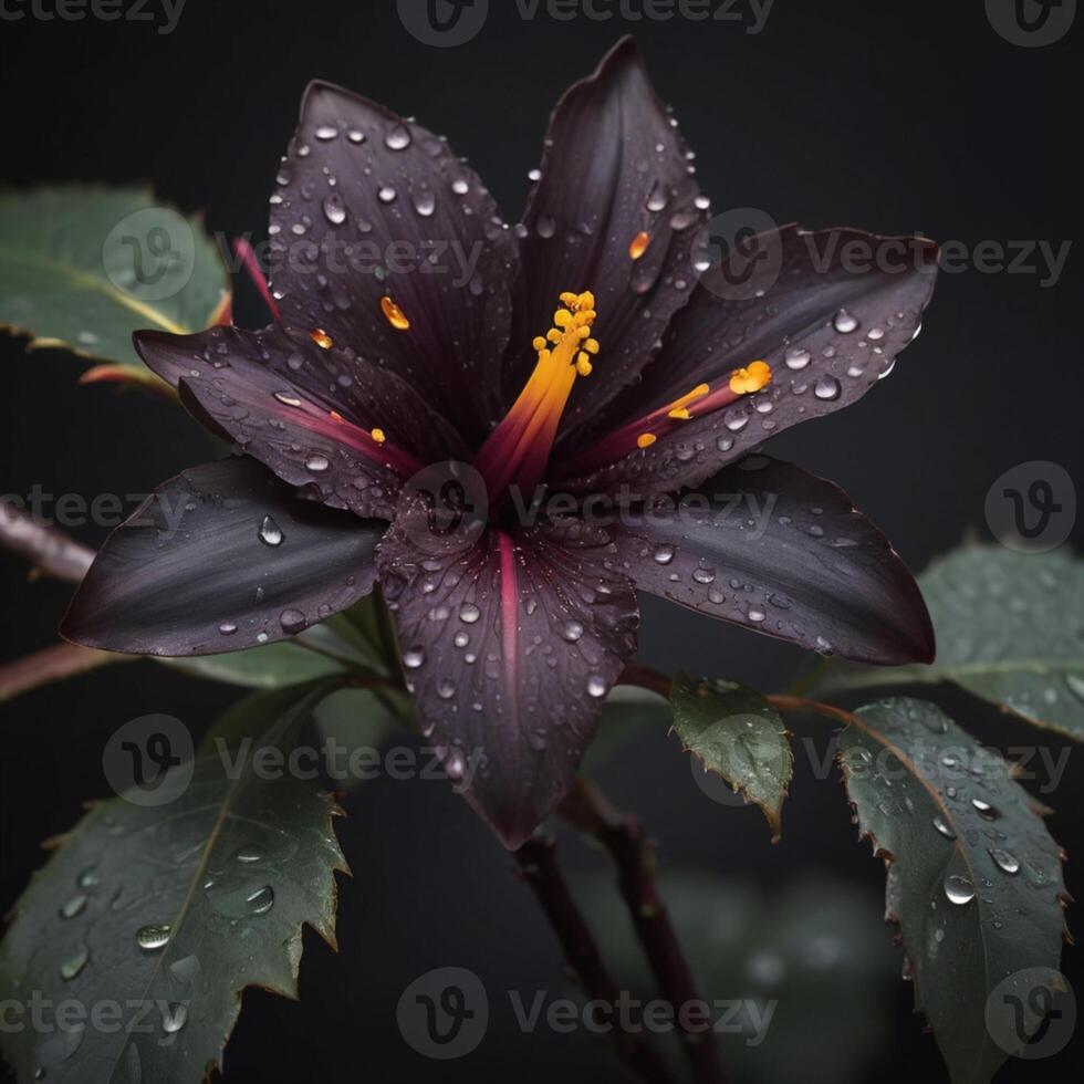 AI generated Exotic Flower C photo