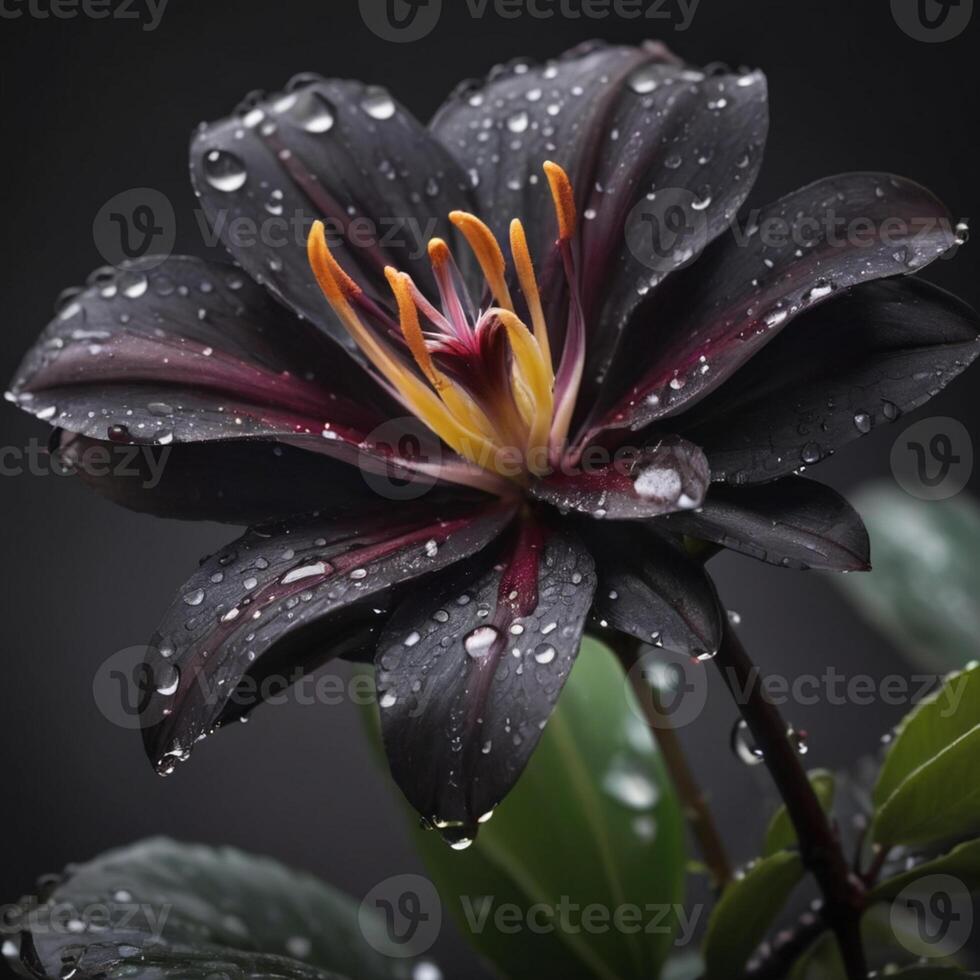 AI generated Exotic Flower C photo