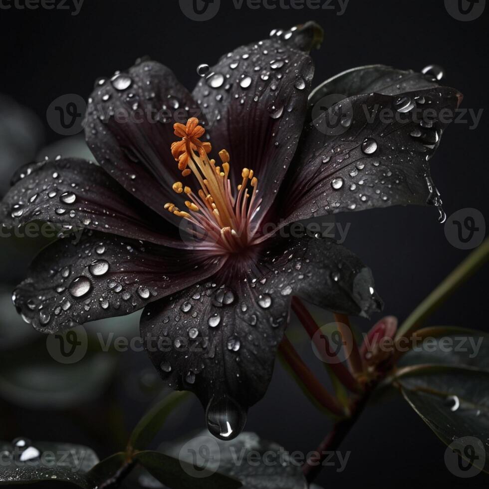 AI generated Exotic Flower C photo