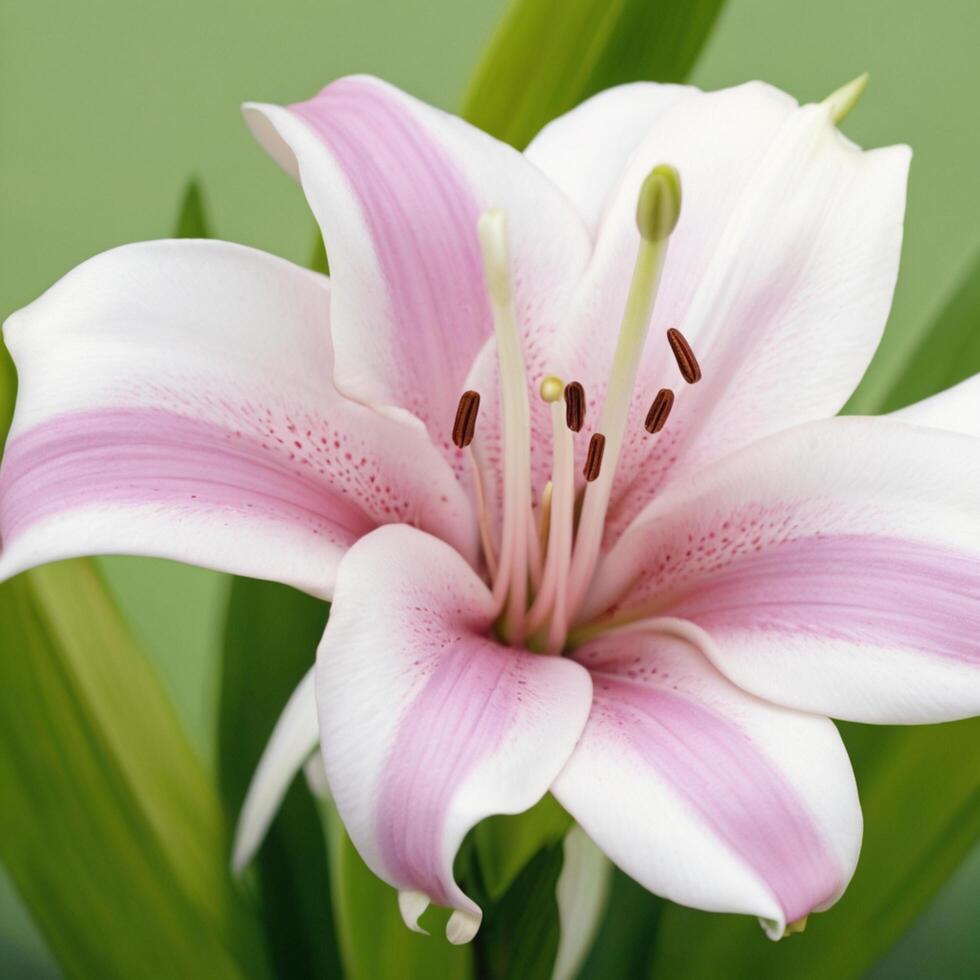 AI generated Lilly Wallpaper Abstract photo