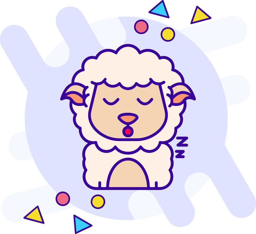 Sleep freestyle Icon vector