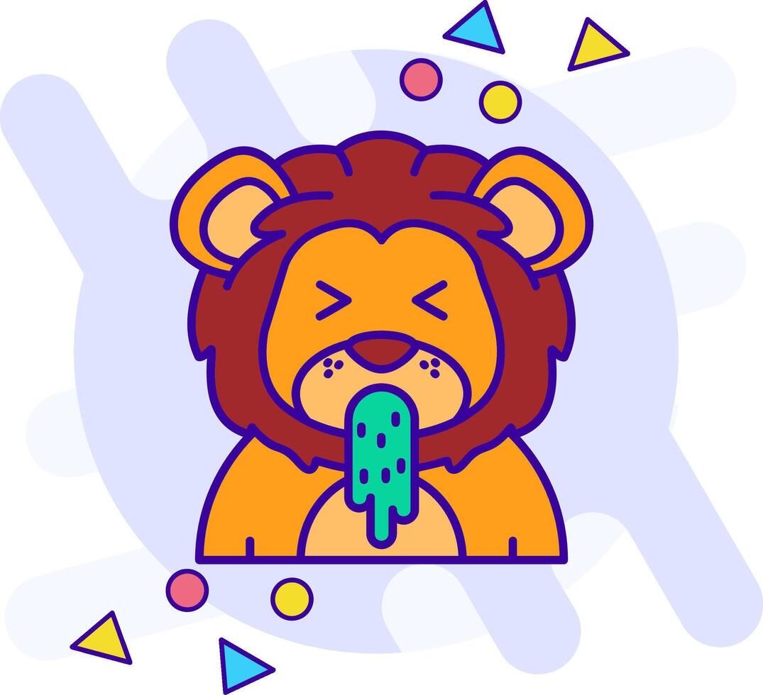 Vomit freestyle Icon vector