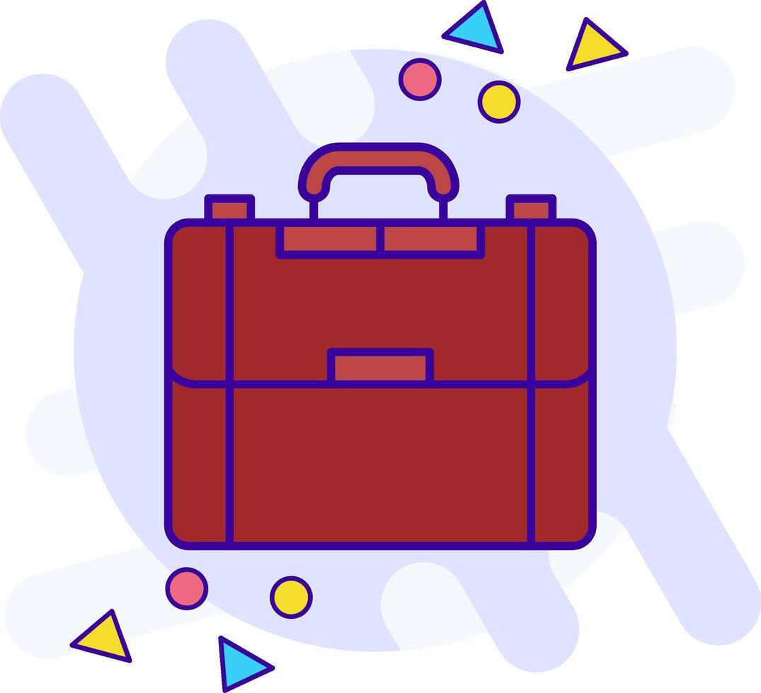 Briefcase freestyle Icon vector