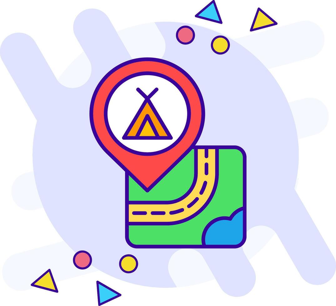 Caming freestyle Icon vector