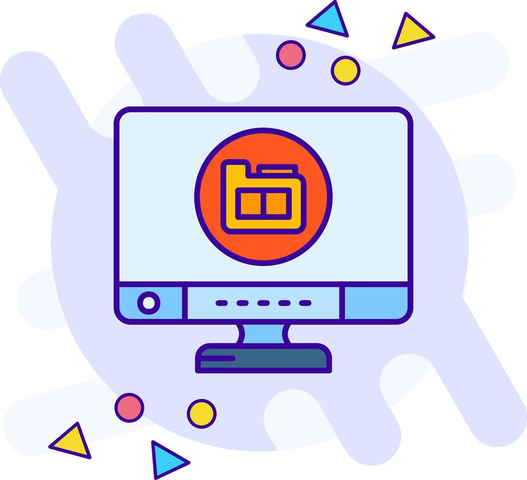 Folder freestyle Icon vector