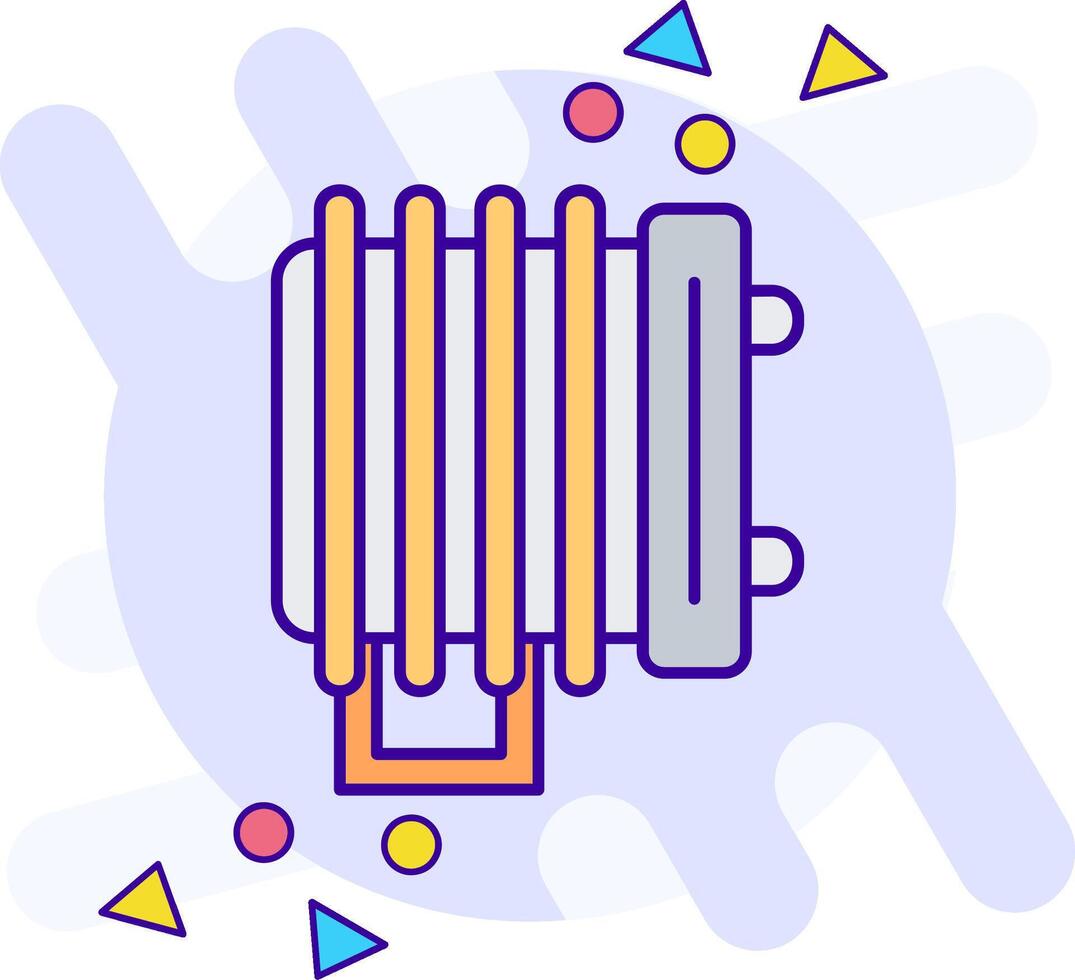 Heater freestyle Icon vector