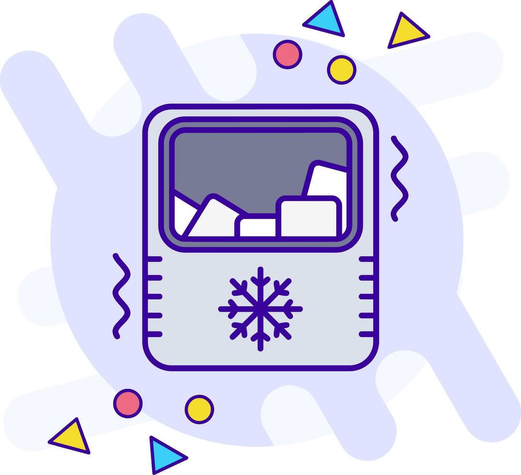 Ice maker freestyle Icon vector