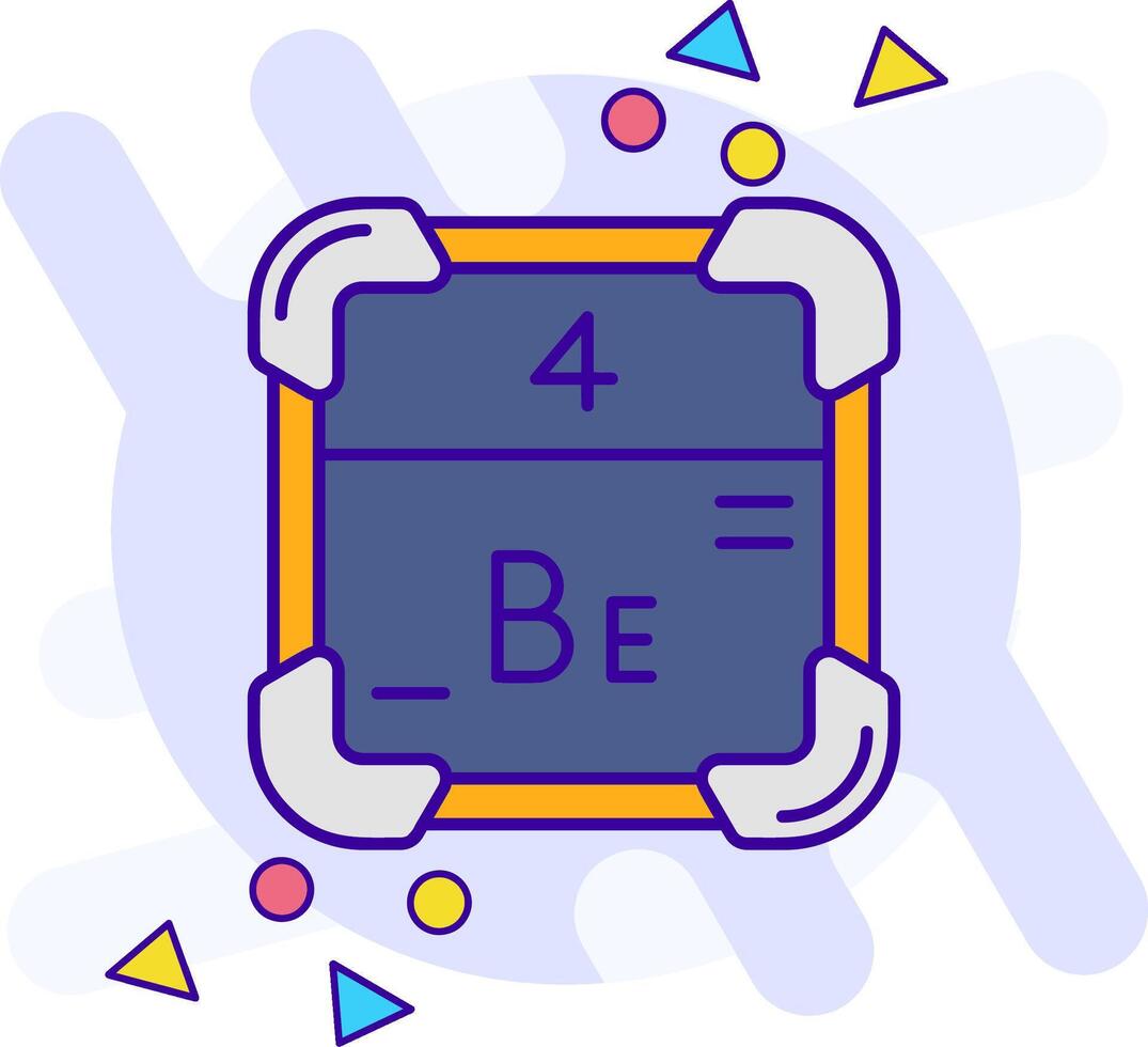 Beryllium freestyle Icon vector