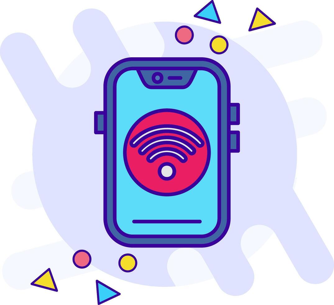 Wifi freestyle Icon vector