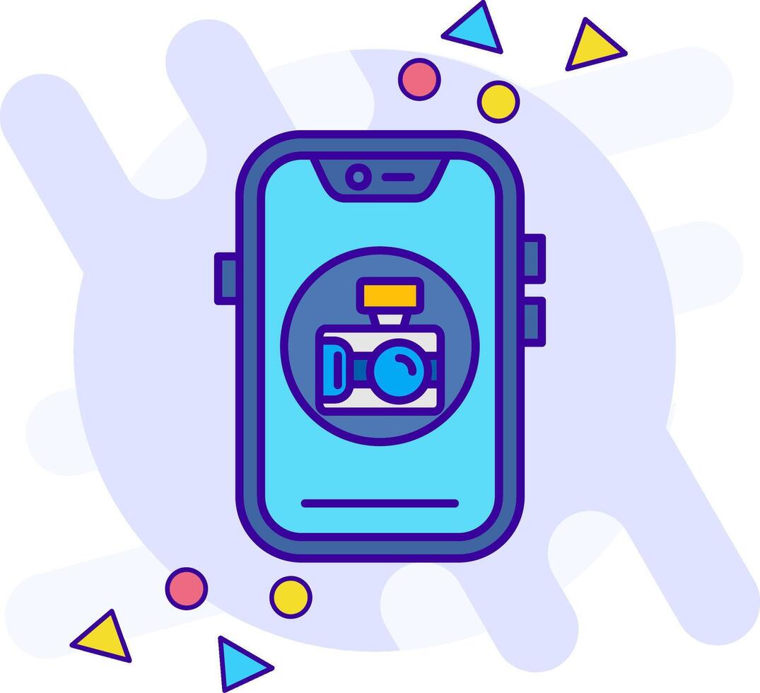 Camera freestyle Icon vector