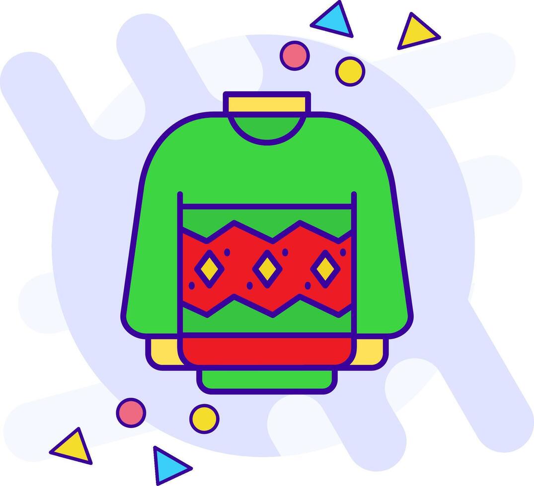 Sweater freestyle Icon vector