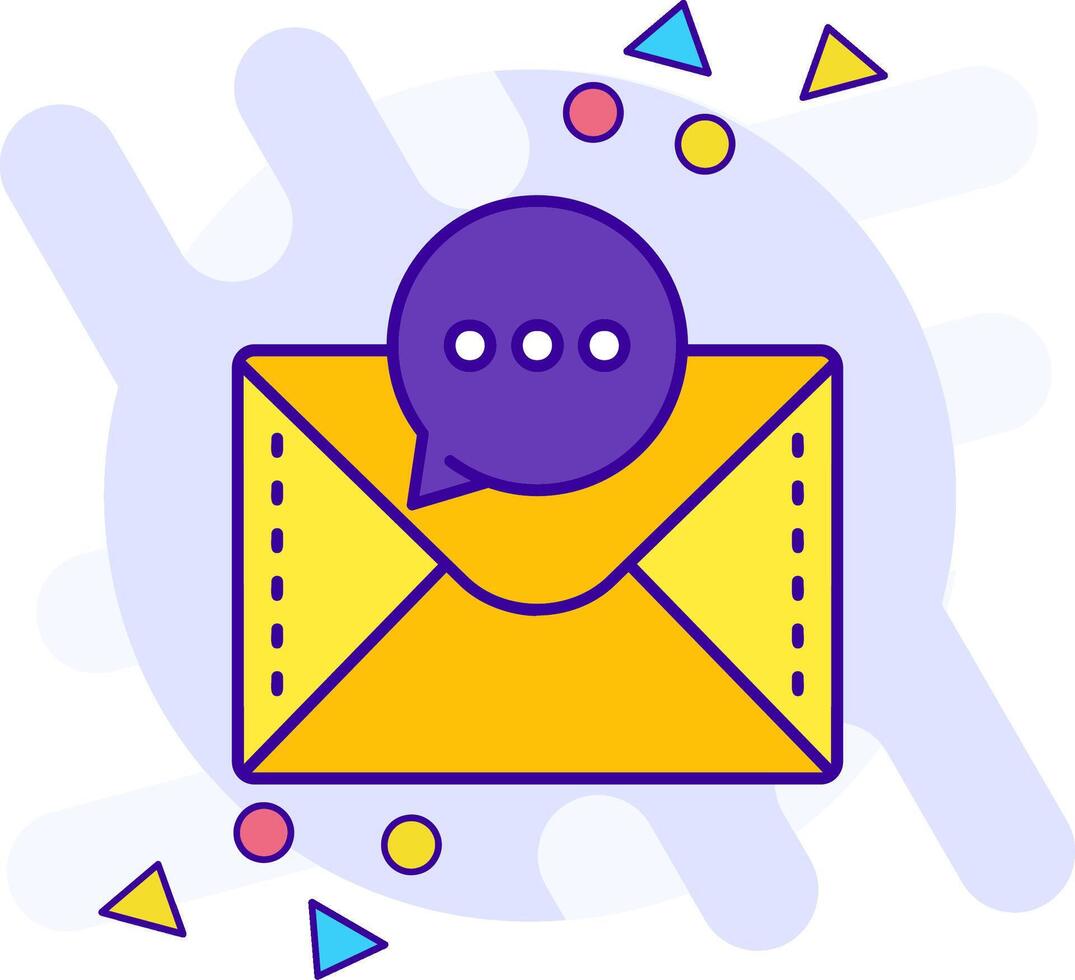 Chat freestyle Icon vector