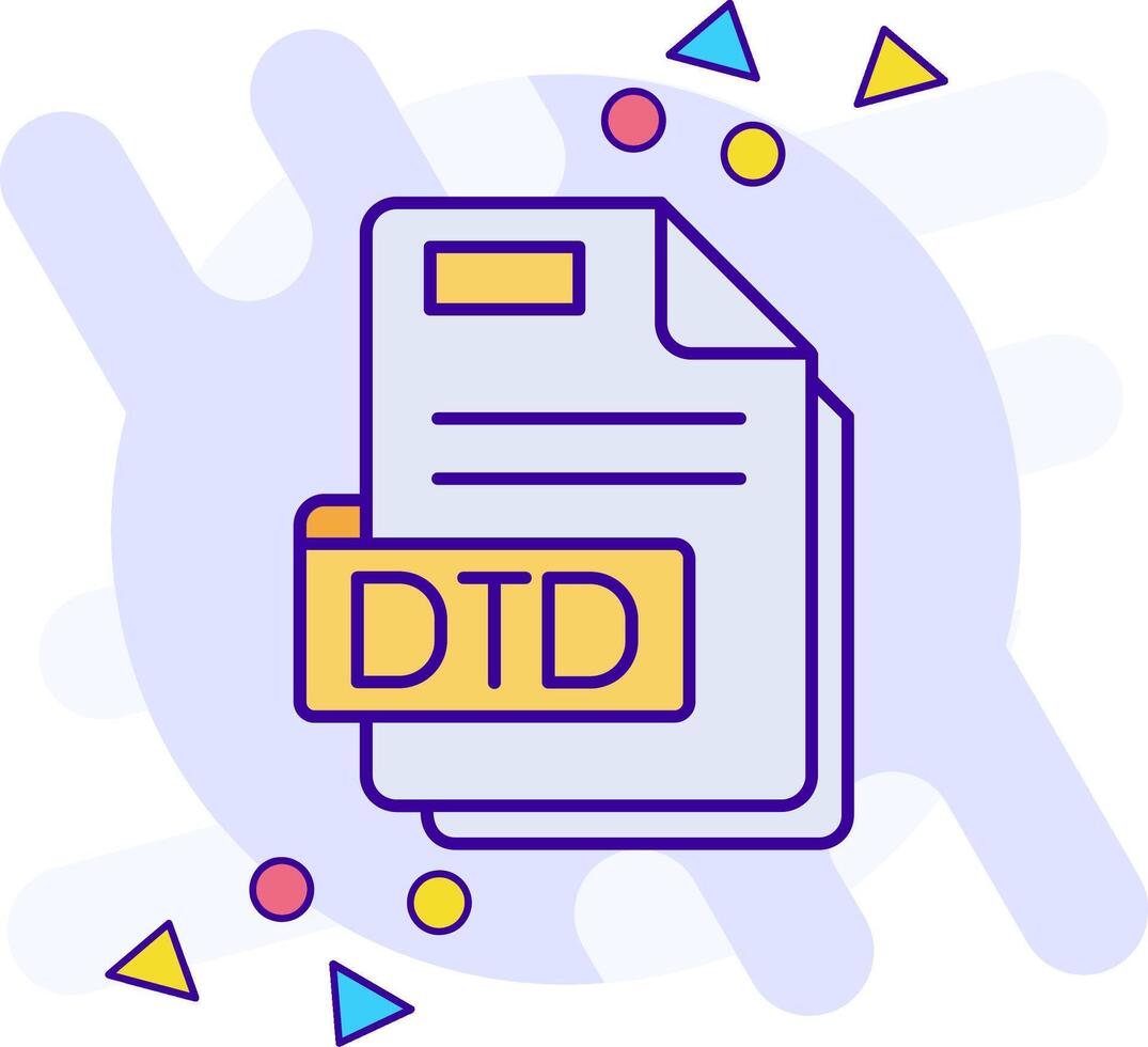 Dtd freestyle Icon vector