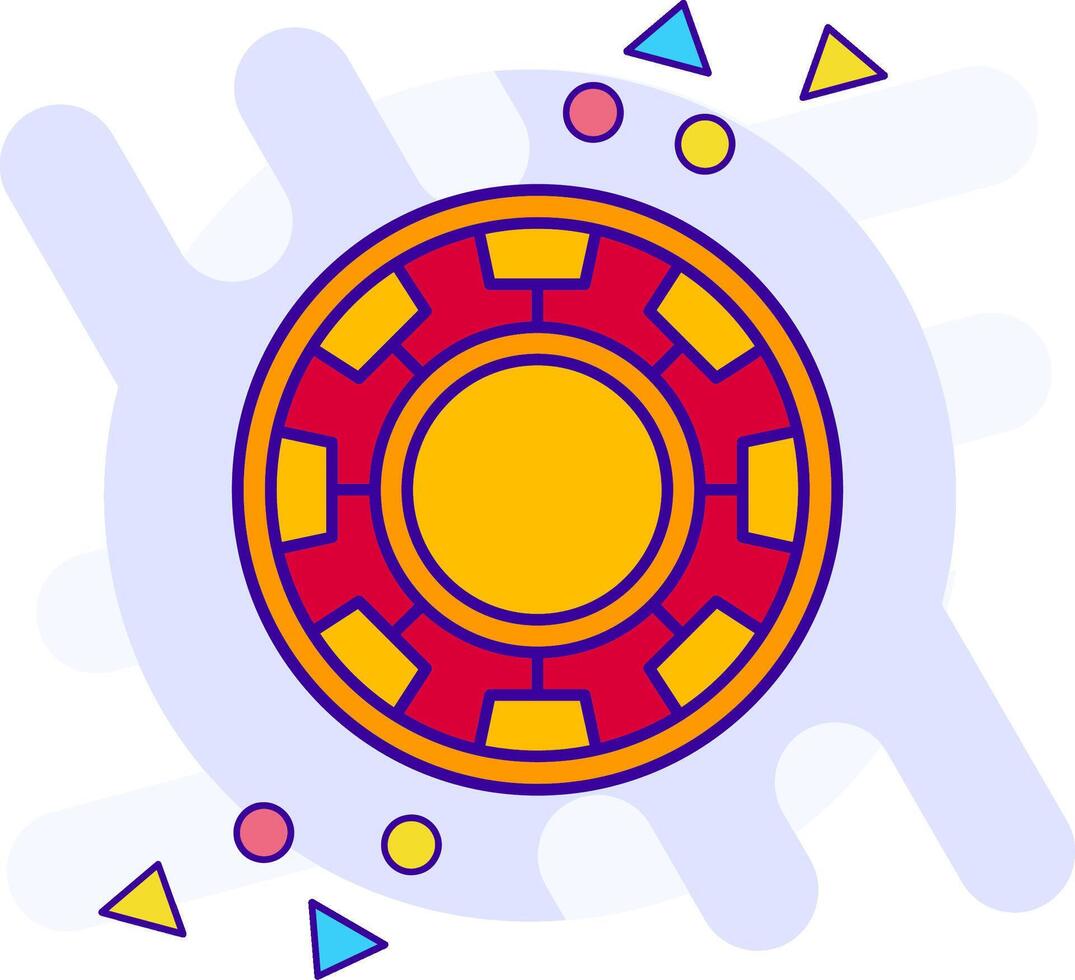 Chip freestyle Icon vector