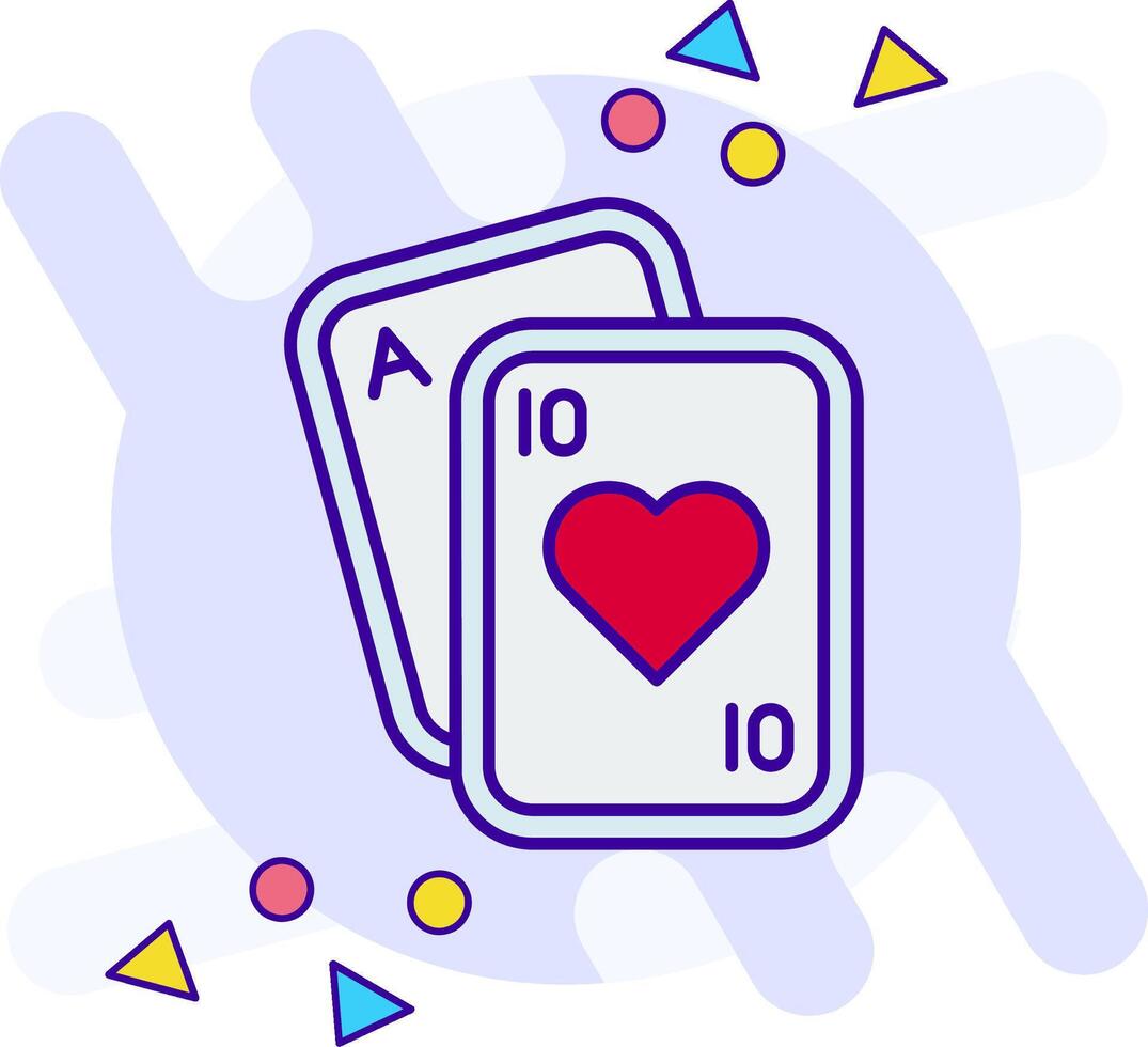 Poker freestyle Icon vector