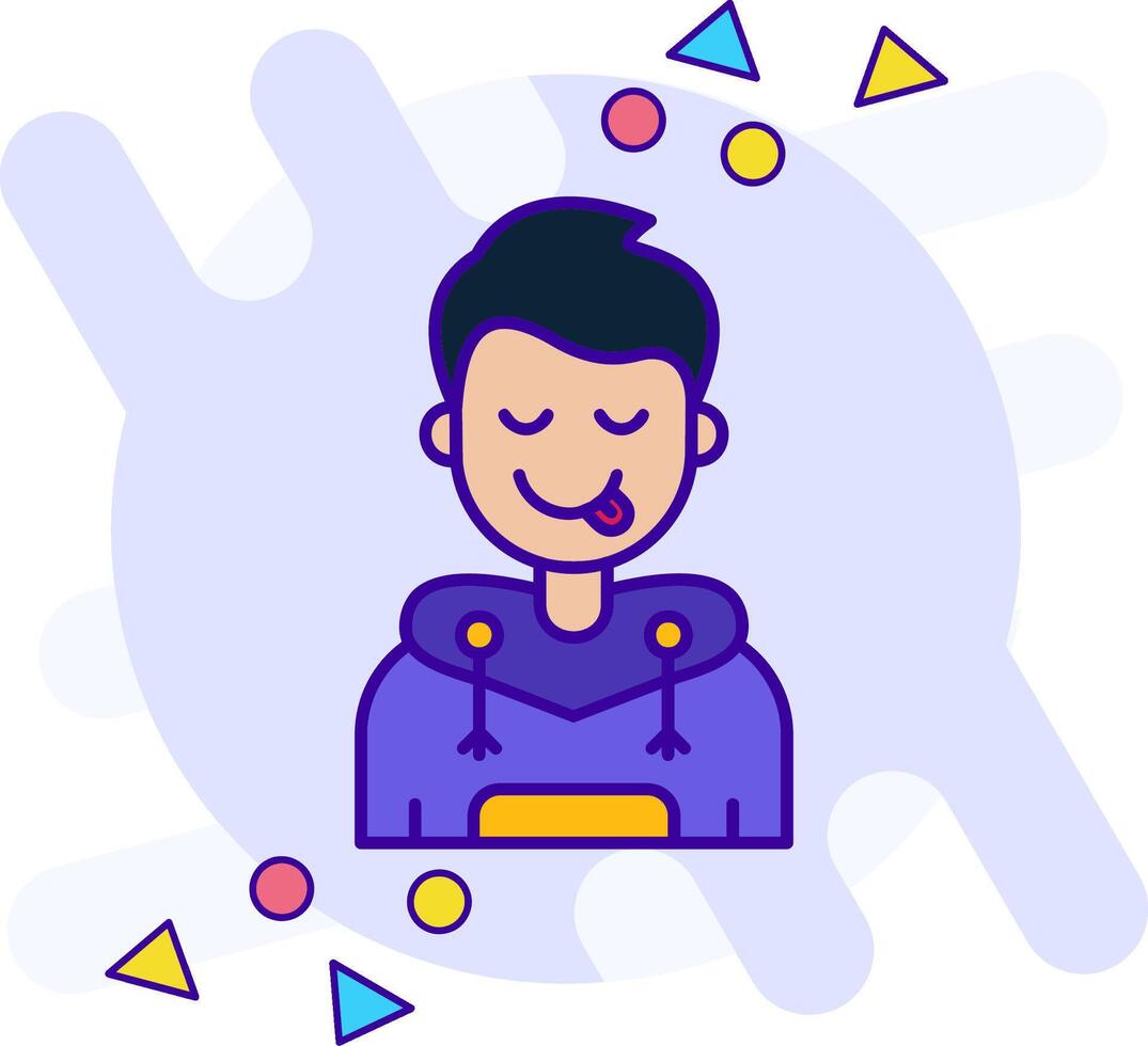 Tongue freestyle Icon vector