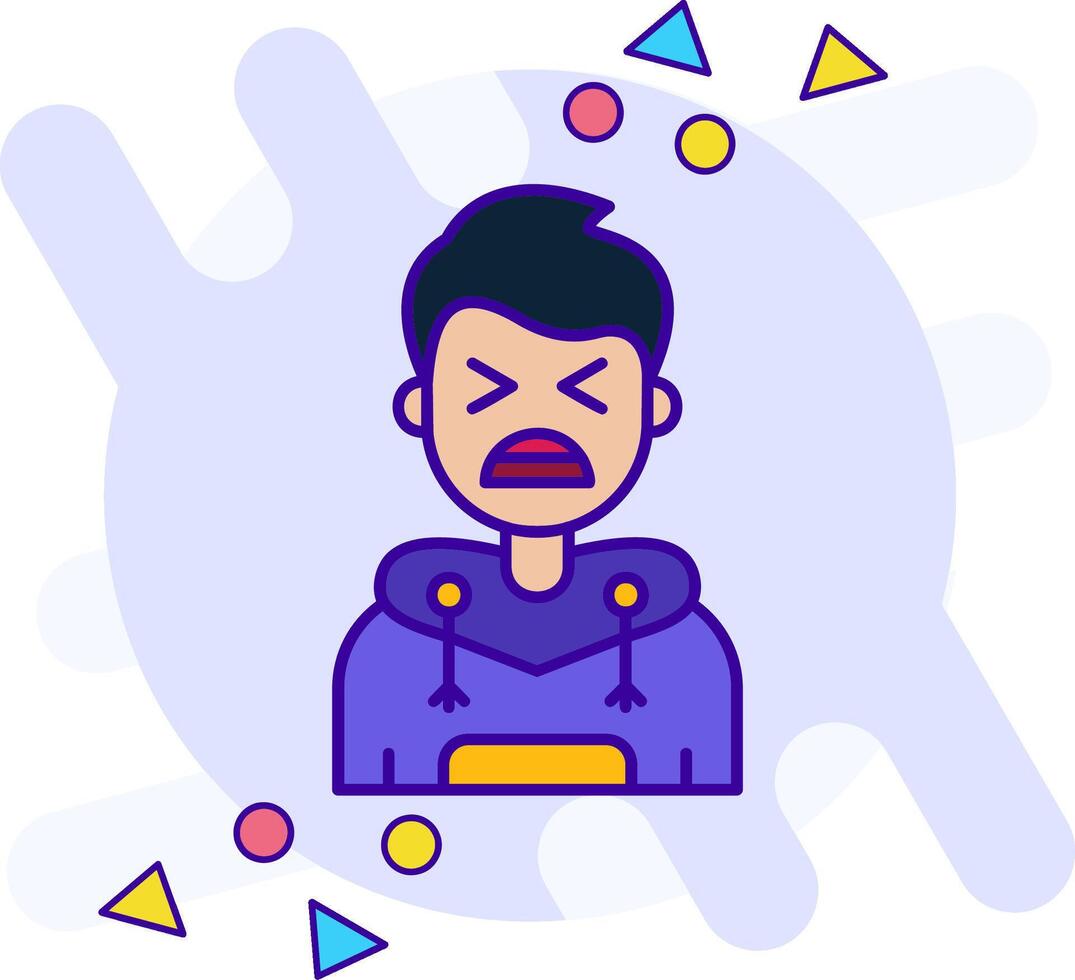 Anguish freestyle Icon vector