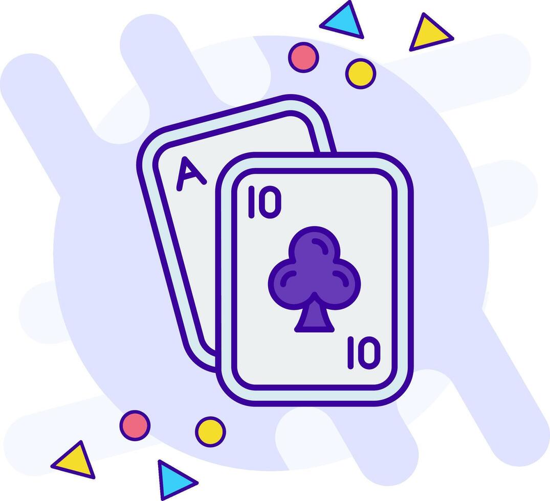 Poker freestyle Icon vector