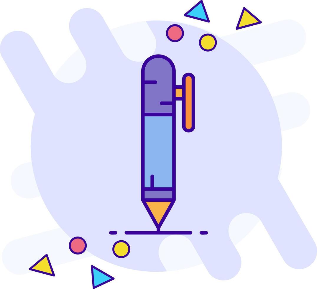 Pen freestyle Icon vector