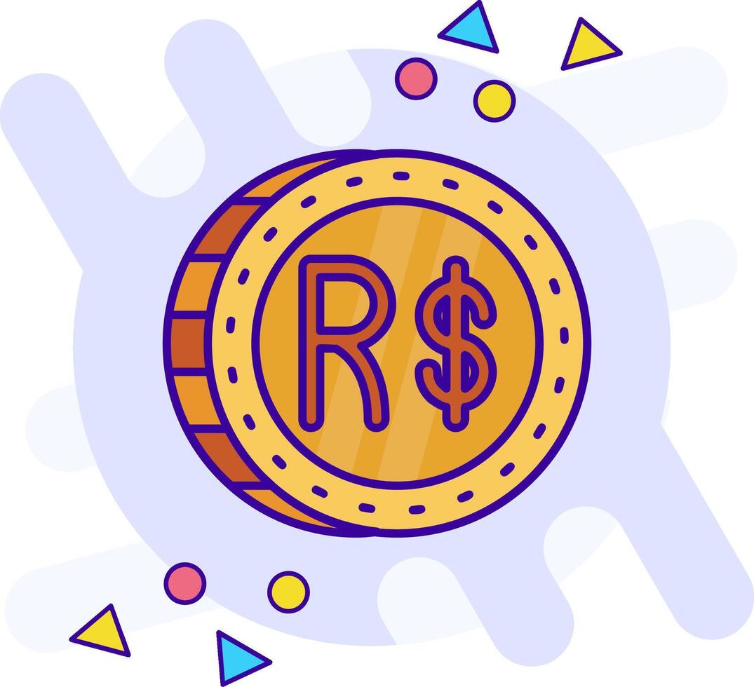 Brazilian real freestyle Icon vector