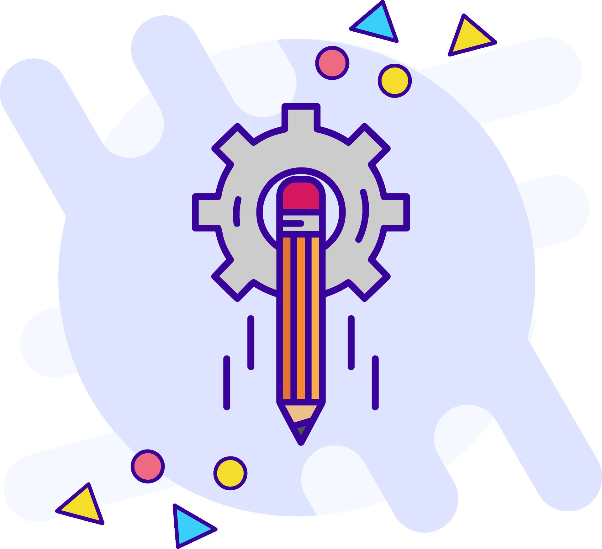 Design process freestyle Icon 38261752 Vector Art at Vecteezy