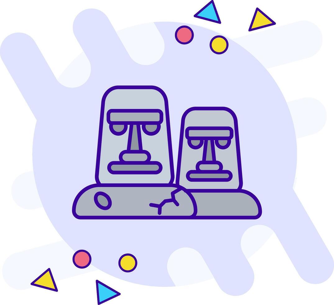 Moai freestyle Icon vector