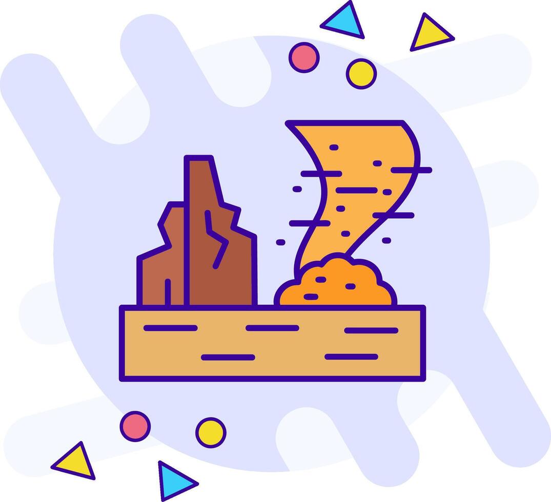 Sandstorm freestyle Icon vector