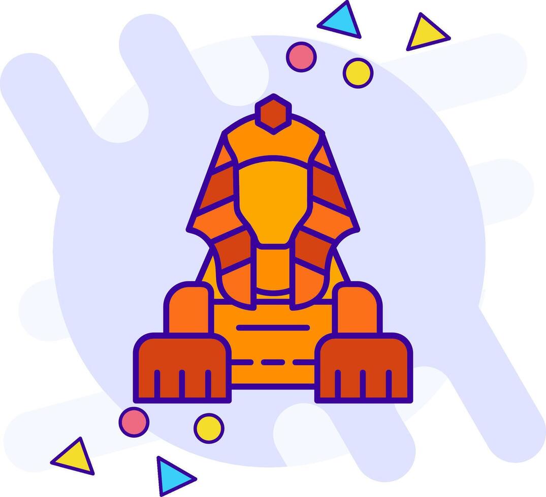 Sphinx freestyle Icon vector