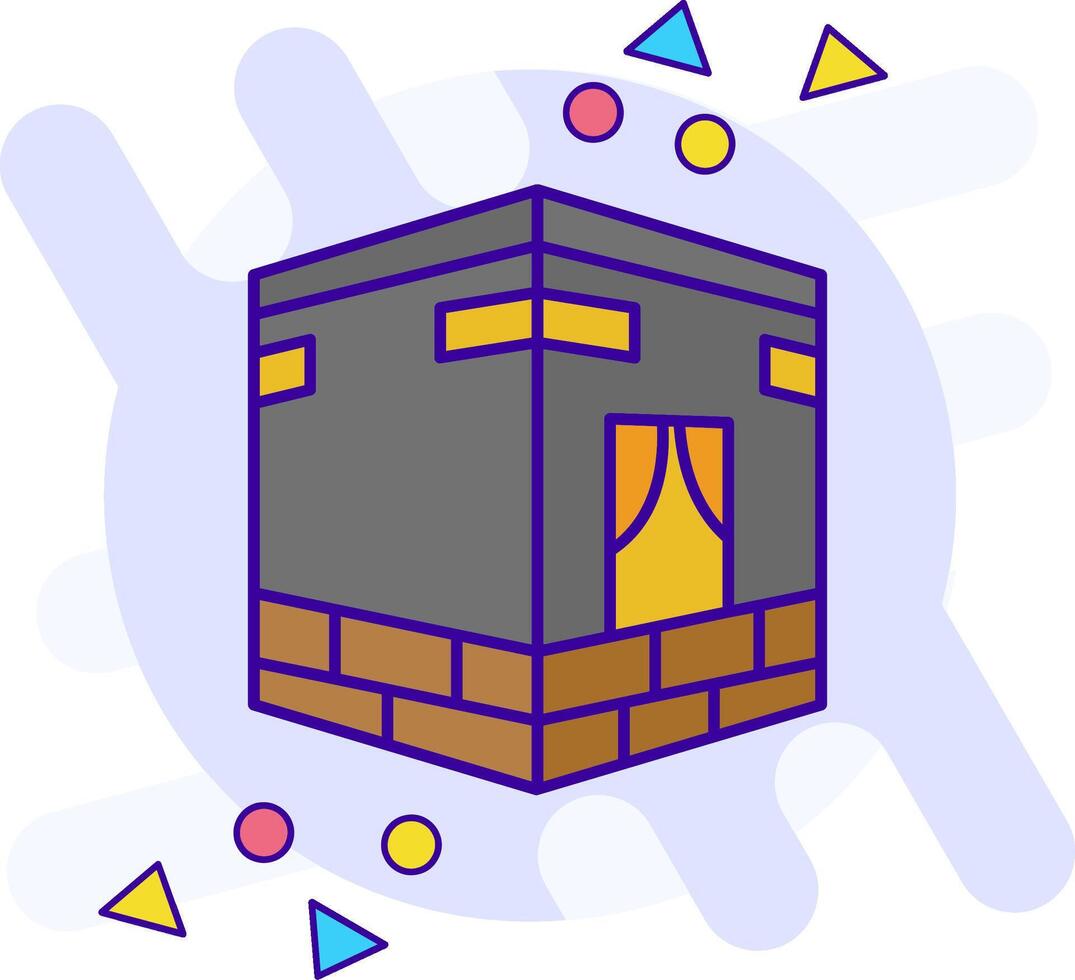 Qibla freestyle Icon vector