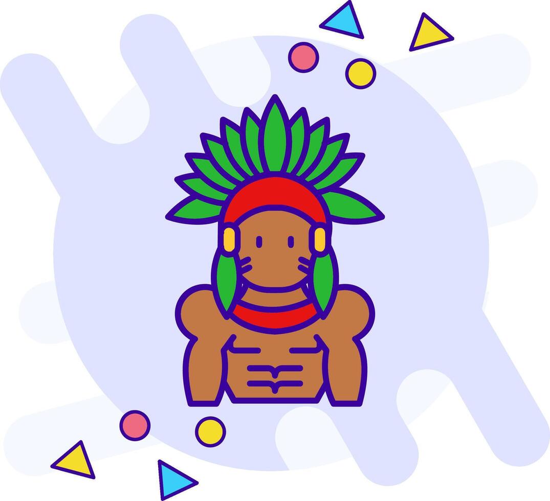 Indian freestyle Icon vector