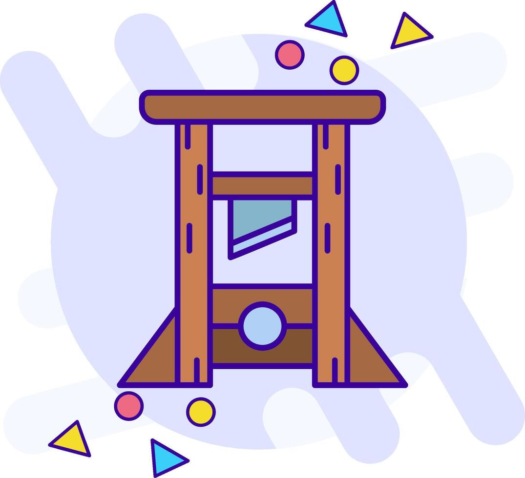 Guilotine freestyle Icon vector