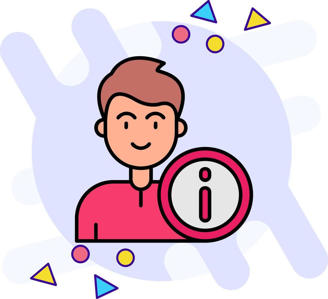 Info freestyle Icon vector