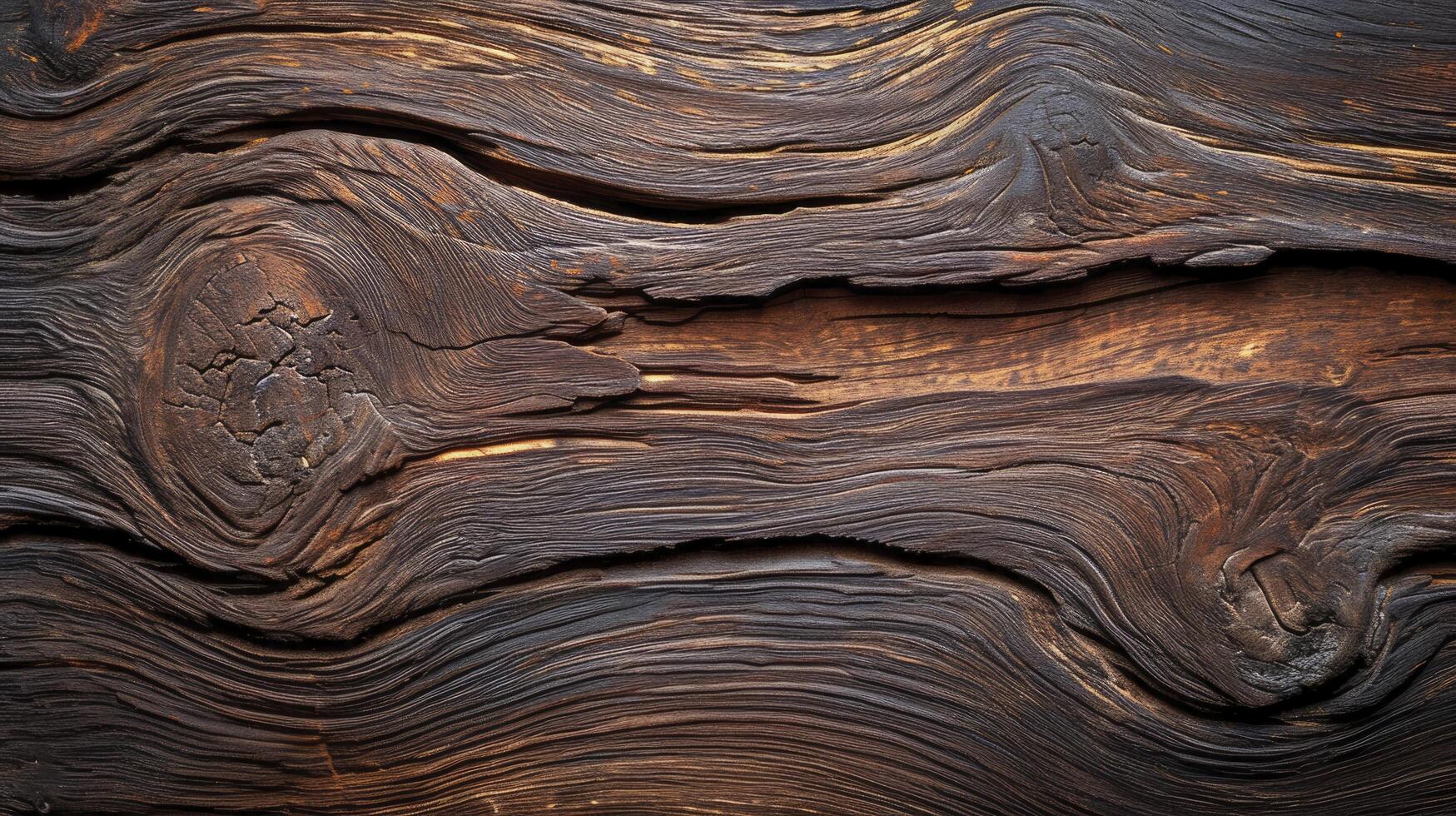 AI generated Brown wood texture. Abstract background photo