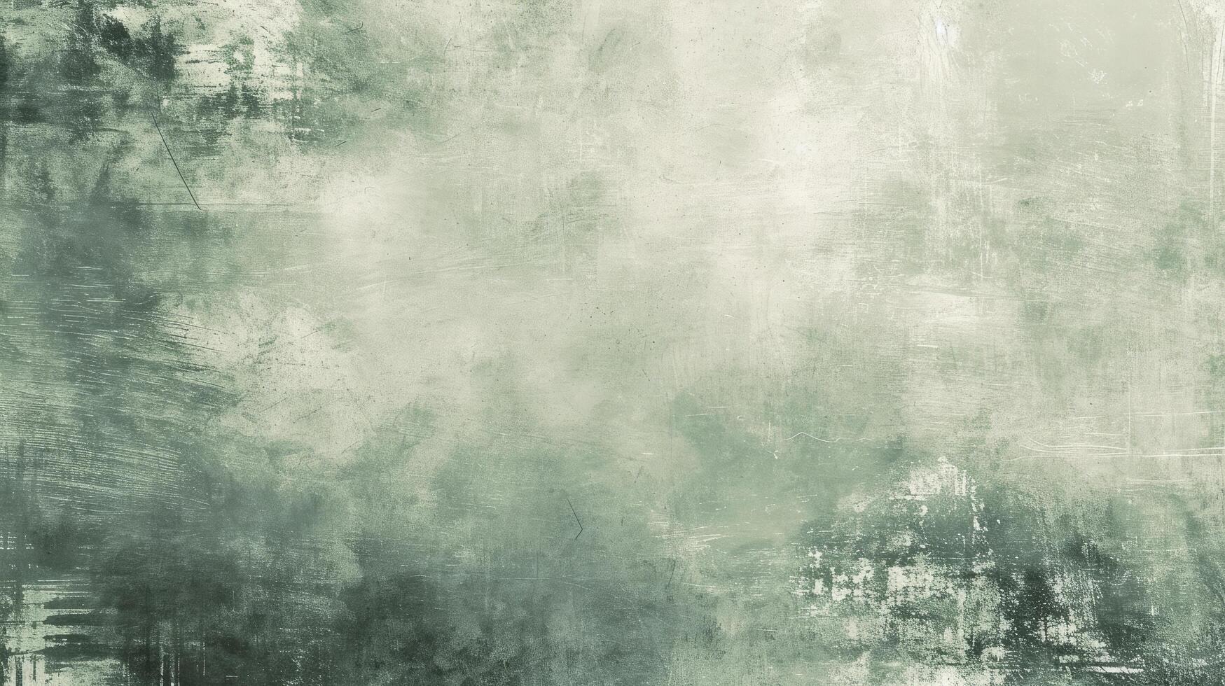 AI generated A Grunge Pale Sage Green Background, Elegantly Distressed for a Touch of Vintage Charm photo