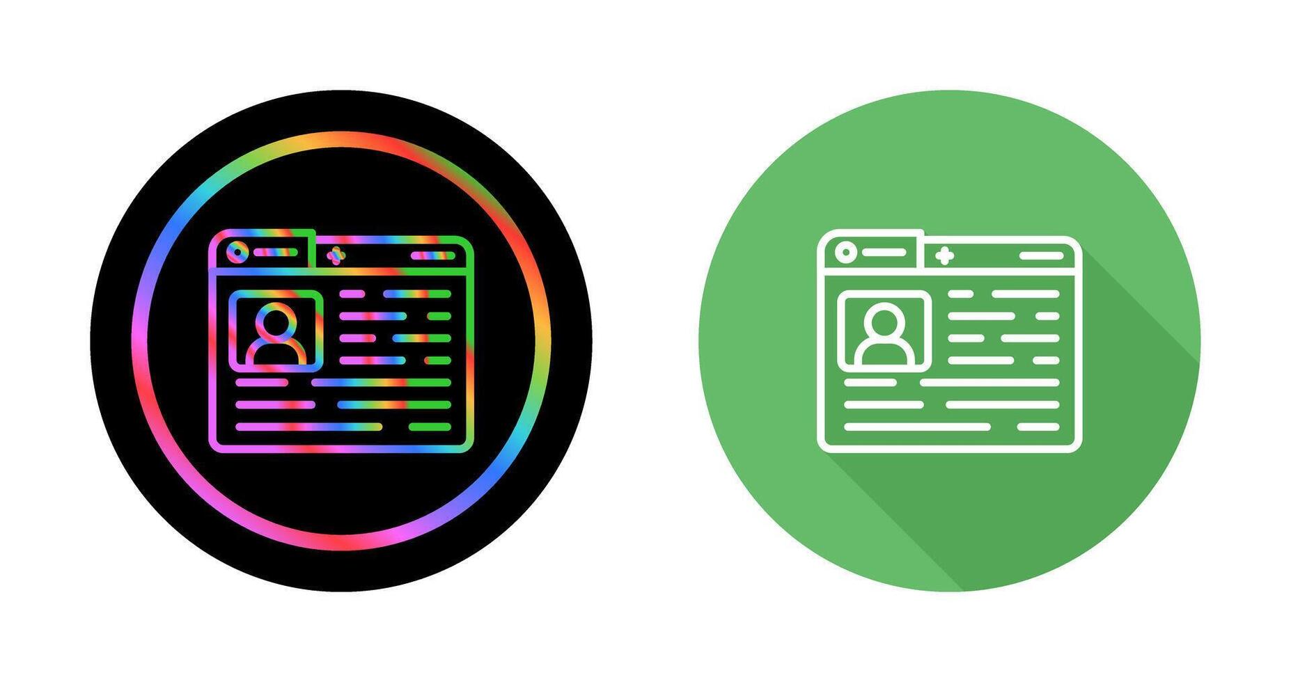 Profile Vector Icon