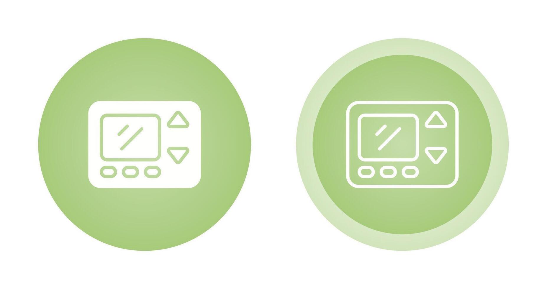Smart Thermostat Vector Icon