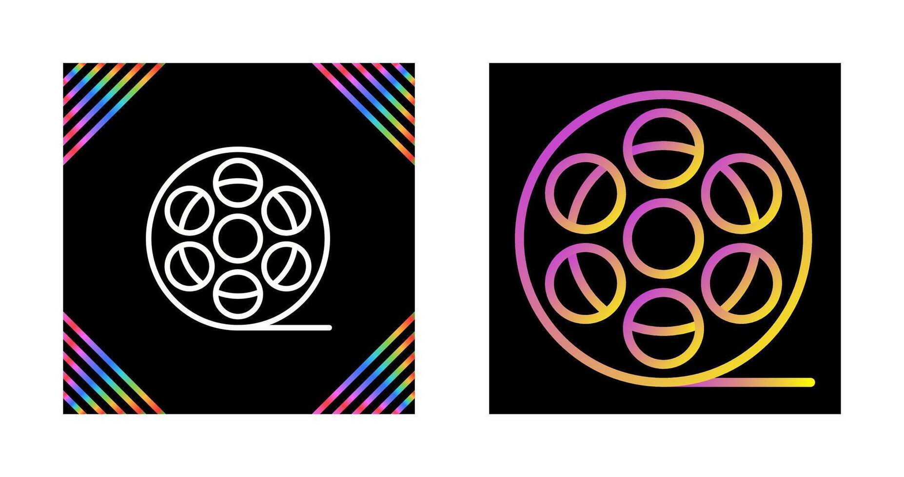 Film Reel Vector Icon
