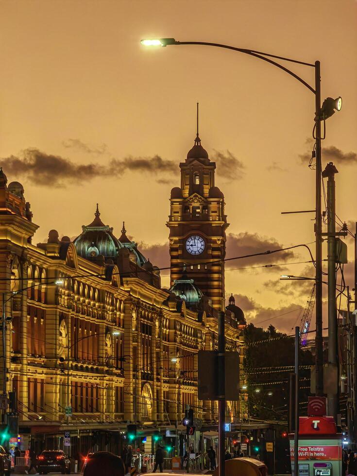 flinders tren estación foto