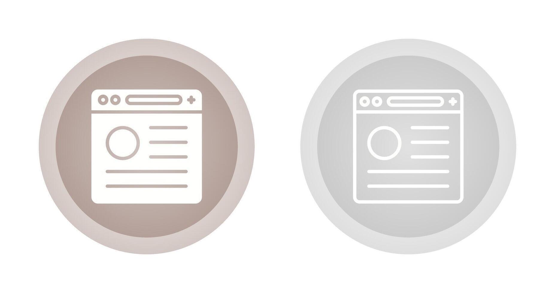 Browser Vector Icon